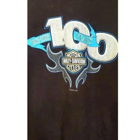 Harley Davidson Tank top Vintage mens size extra large 100th anniversary 2003 - Picture 5 of 5
